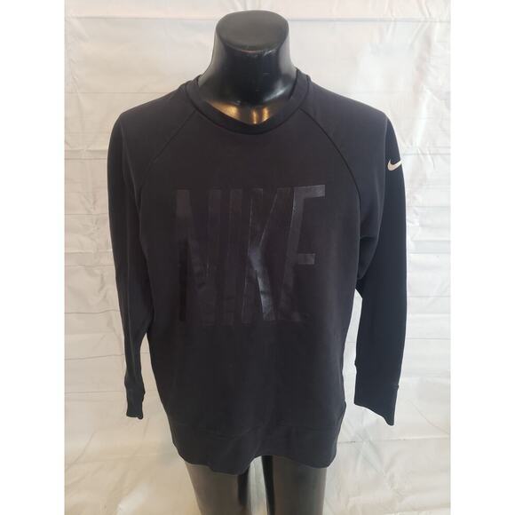 Nike Tops - Nike Dri-Fit Women's Sweatshirt; Black Long Sleeve Pullover - Large